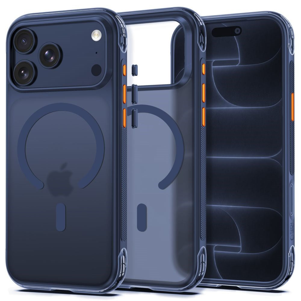 iPhone 18 Pro Max / 17 Pro Max Tech-Protect MagAir Case - MagSafe Compatible - Matte Blue