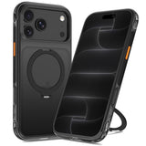 iPhone 18 Pro Max / 17 Pro Max Tech-Protect MagAir Stand Case with Kickstand - MagSafe Compatible - Matte Black