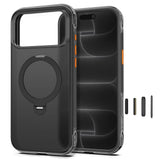 iPhone 18 Pro Max / 17 Pro Max Tech-Protect MagAir Stand Case with Kickstand - MagSafe Compatible - Matte Black