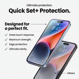 Samsung Galaxy S26 FE Tech-Protect Quick Set+ Screen Protector - 2 pcs - Transparent