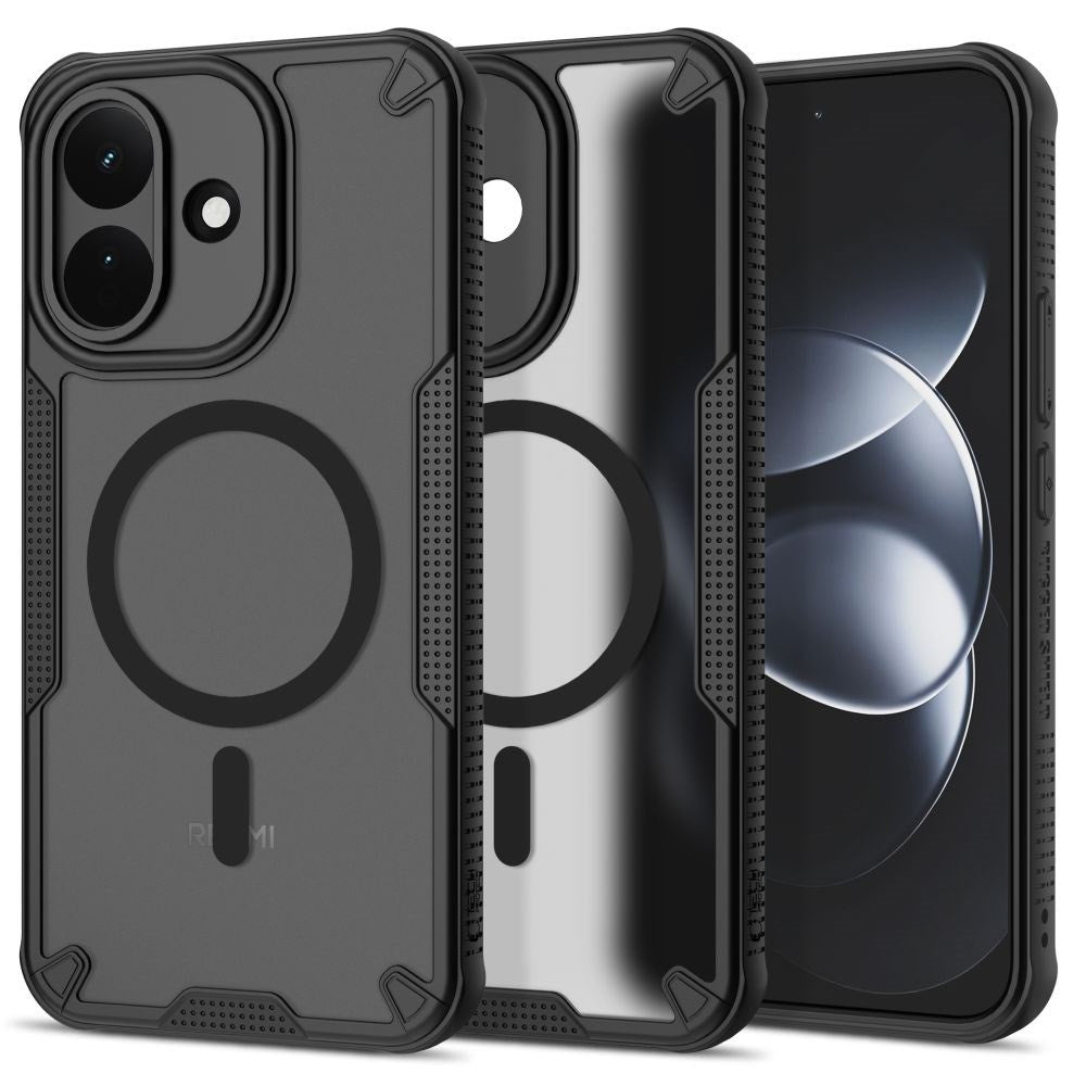 Xiaomi Redmi Note 17 Pro (5G) Tech-Protect Rugged Shield Case - MagSafe Compatible - Matte Black