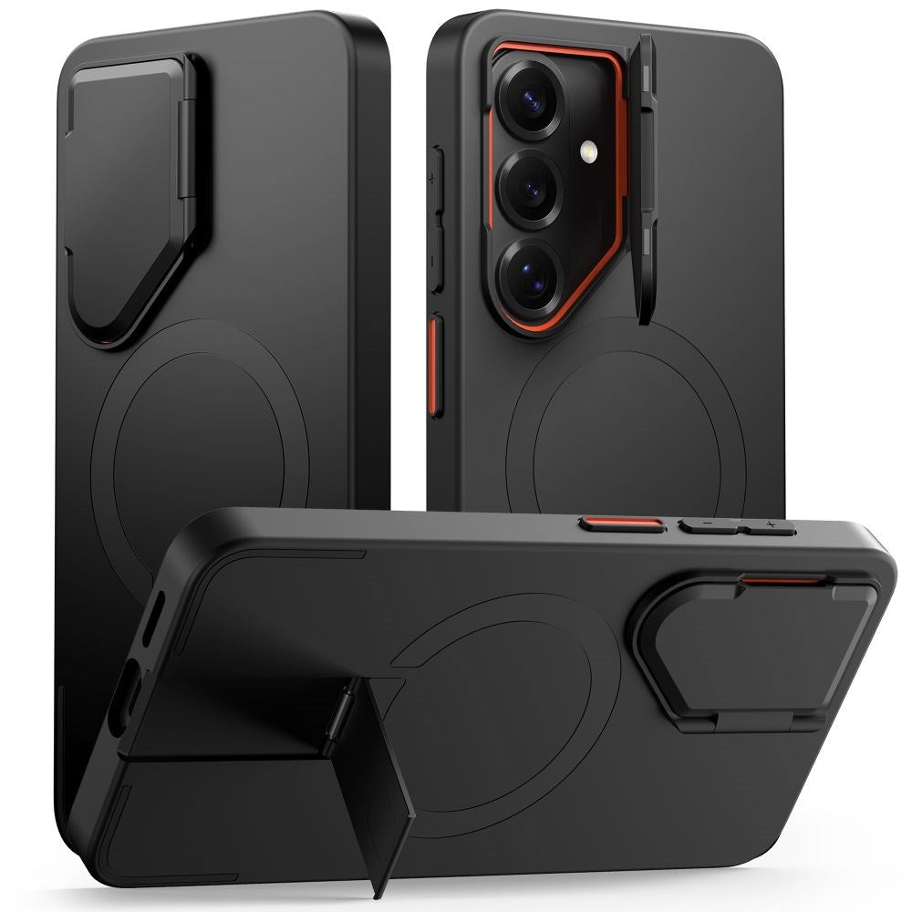 Samsung Galaxy S26 Tech-Protect Kevlar Aura Hybrid Case - MagSafe Compatible - Black