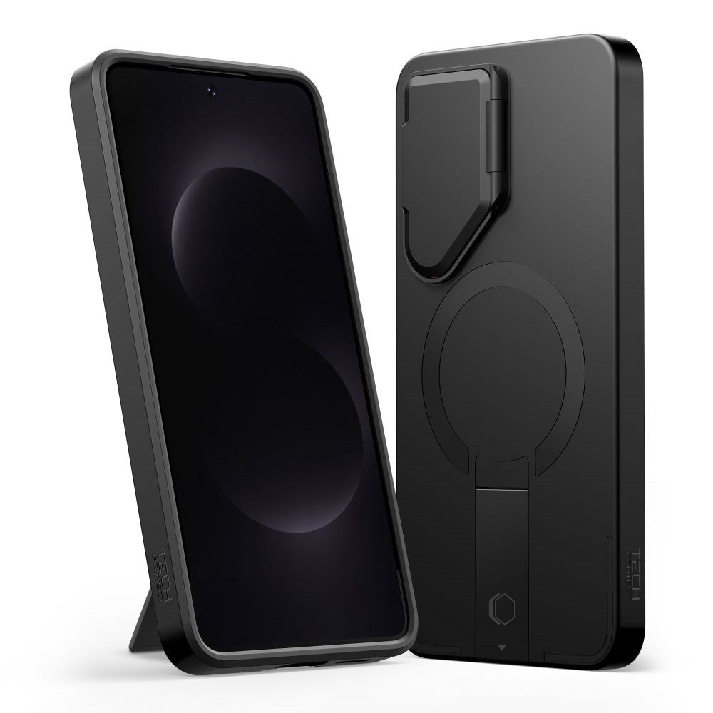 Samsung Galaxy S26 Tech-Protect Kevlar Aura Hybrid Case - MagSafe Compatible - Black