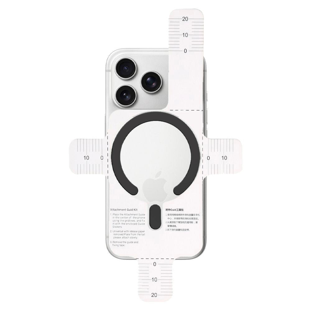 Tech-Protect Magnetic MagSafe Ring with Installation Frame – Black
