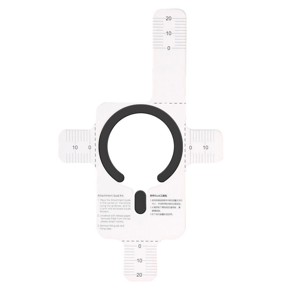 Tech-Protect Magnetic MagSafe Ring with Installation Frame – Black
