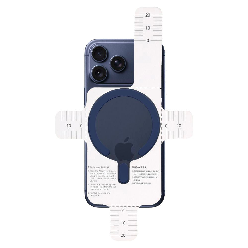 Tech-Protect Magnetic MagSafe Ring with Installation Frame – Blue