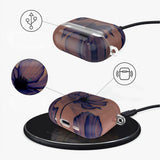 Apple AirPods Pro (1. & 2. gen.) Tech-Protect Lamano Deksel with Keychain - Velvet Night