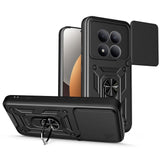 Xiaomi Redmi Note 15 Pro Tech-Protect Camshield Case with Magnetic Ring & Stand Function - Black