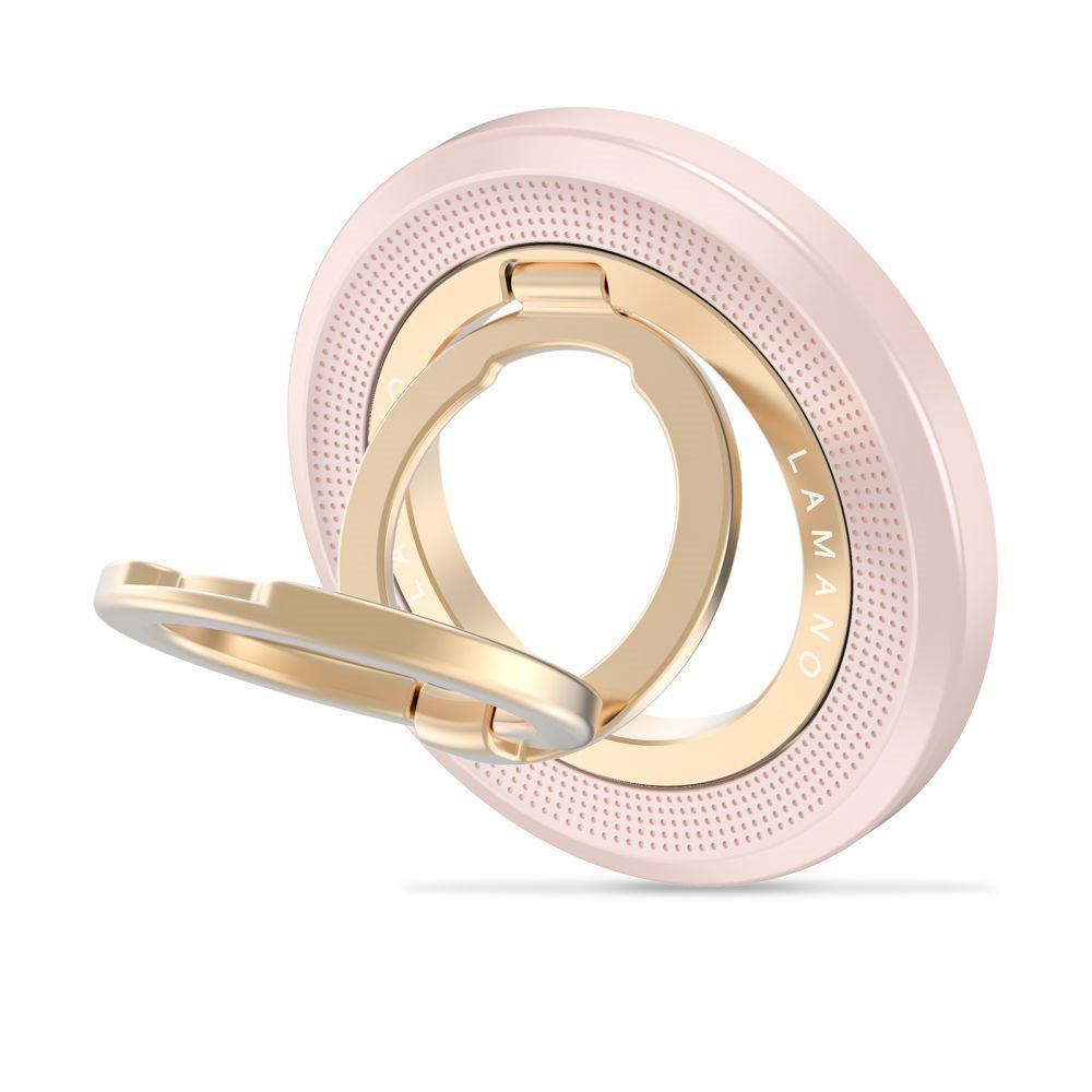 Tech-Protect Lamano Magnetic Phone Ring - MagSafe Compatible - Pink / Gold