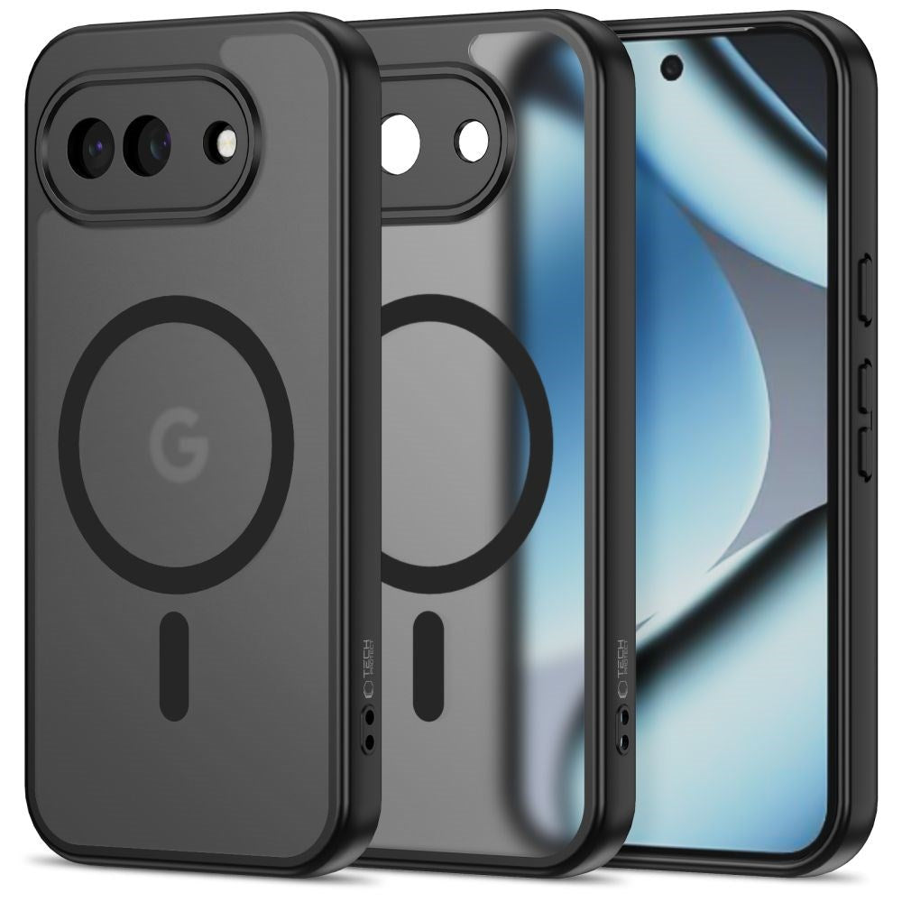 Google Pixel 10a Tech-Protect MagMat Hybrid Case - MagSafe Compatible - Black