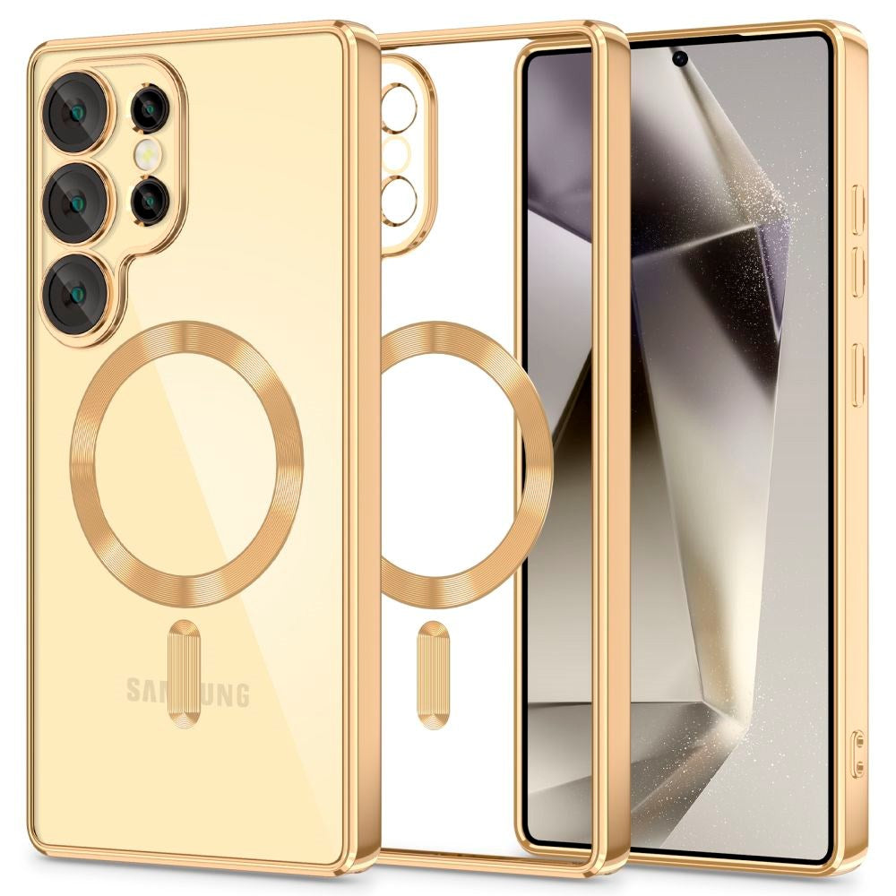 Samsung Galaxy S25 Ultra Tech-Protect MagFlex Case - MagSafe Compatible - Gold
