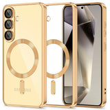 Samsung Galaxy S25 Tech-Protect MagFlex Case - MagSafe Compatible - Gold