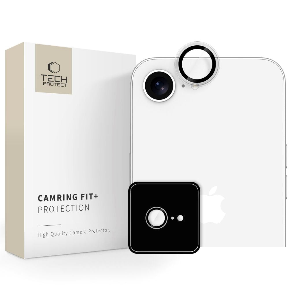 iPhone 16e Tech-Protect Camring Fit+ Camera Lens Protection - Transparent