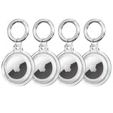 Tech-Protect AirTag Icon Case with Carabiner - 4 pcs. - Transparent