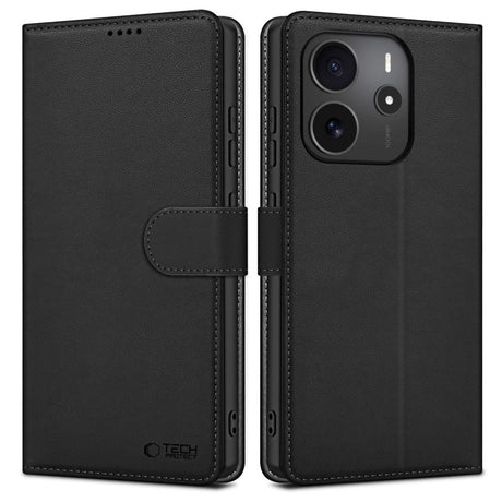 Xiaomi Redmi Note 14 (4G) Tech-Protect Wallet with Purse - Black