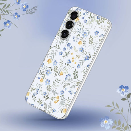 Xiaomi Redmi Note 14 Pro (5G) Tech-Protect FlexAir Flexible Plastic Case - Transparent / Flowers