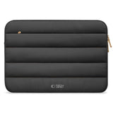 Tech-Protect Fluffy MacBook / Laptop 13-14" (25 x 35cm) Sleeve with Extra Zipper Pocket - Black