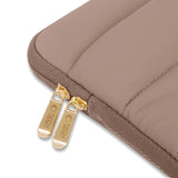 Tech-Protect Fluffy MacBook / Laptop 15-16" (27 x 38cm) Sleeve with Extra Zipper Pocket - Beige