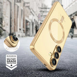 Samsung Galaxy A26 (5G) Tech-Protect MagFlex Case - MagSafe Compatible - Gold