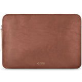 Tech-Protect MacBook / Laptop 15-16" Faux Leather Sleeve with Lined Inside - Brown