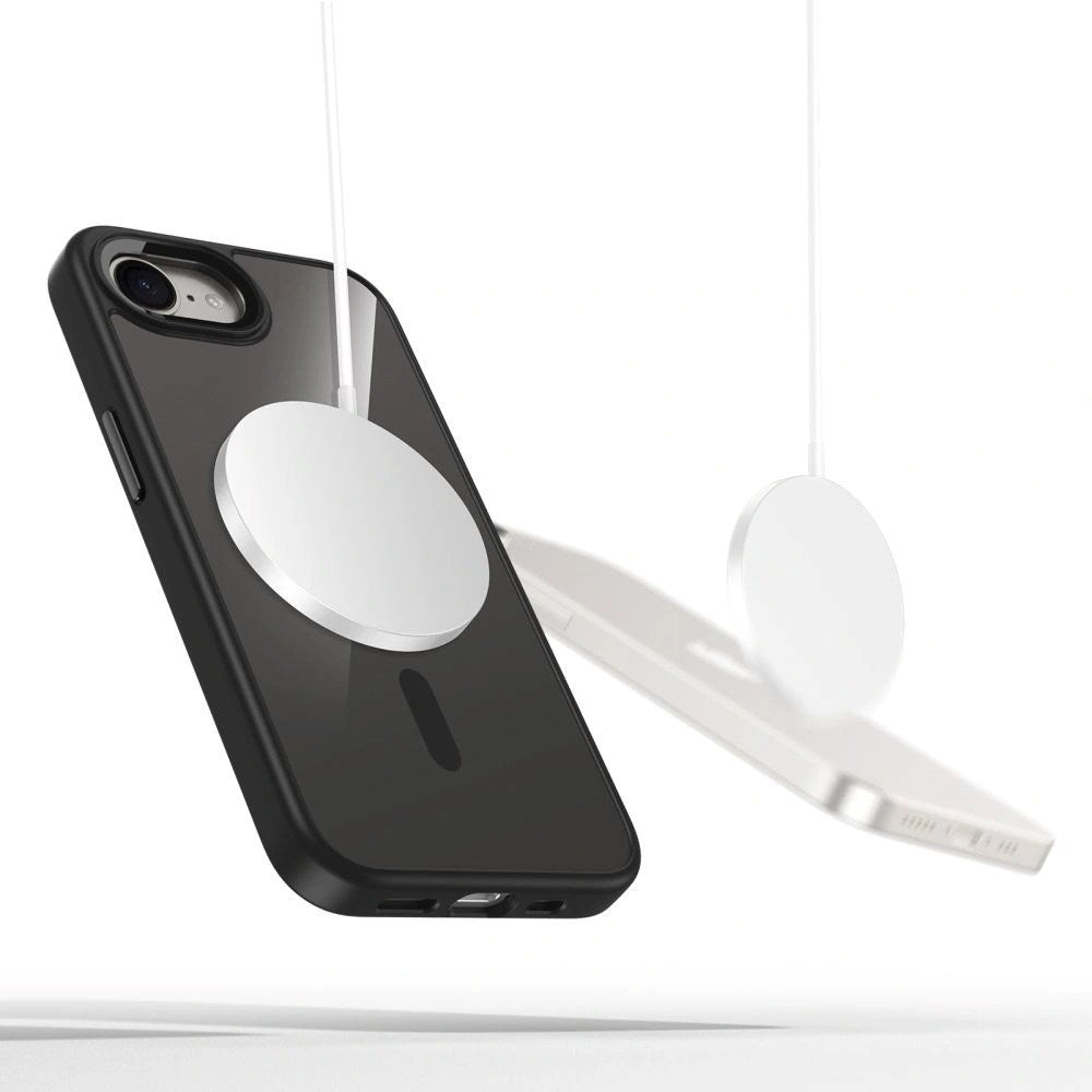 Nothing Phone (3a) Tech-Protect Magmat Case - MagSafe Compatible - Transparent / Black