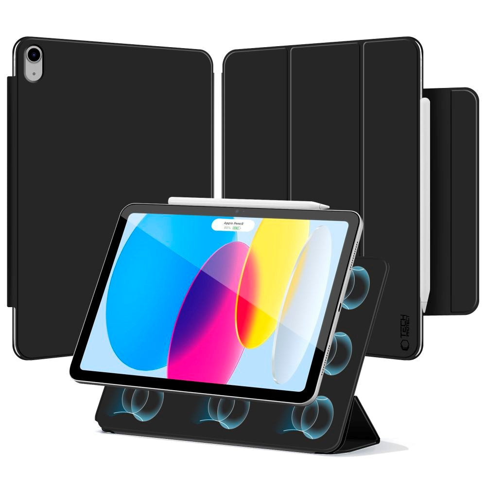 iPad 11" (2025) / 10.9" (2024 / 2022) Tech-Protect SmartCase Magnetic Flip Case - Black