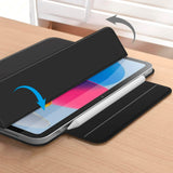 iPad 11" (2025) / 10.9" (2024 / 2022) Tech-Protect SmartCase Magnetic Flip Case - Black