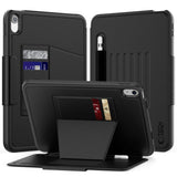 iPad 11" (2025) / iPad 10.9" (2024 / 2022) Tech-Protect Flip Case with Card Holder & Pencil Holder - Black