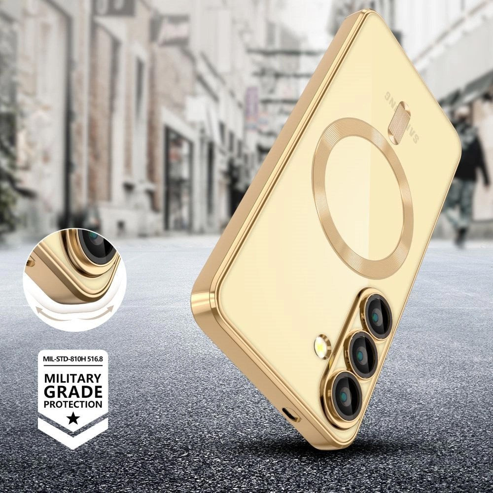 Samsung Galaxy S25 Edge Tech-Protect MagFlex Case - MagSafe Compatible - Gold