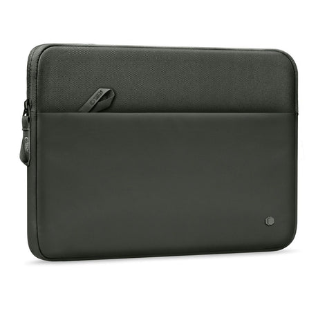 Tech-Protect MacBook / Laptop 13-14" Sleeve with Lined Inside & Pocket - Dark Green