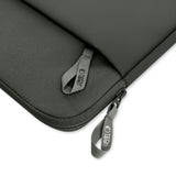 Tech-Protect MacBook / Laptop 13-14" Sleeve with Lined Inside & Pocket - Dark Green