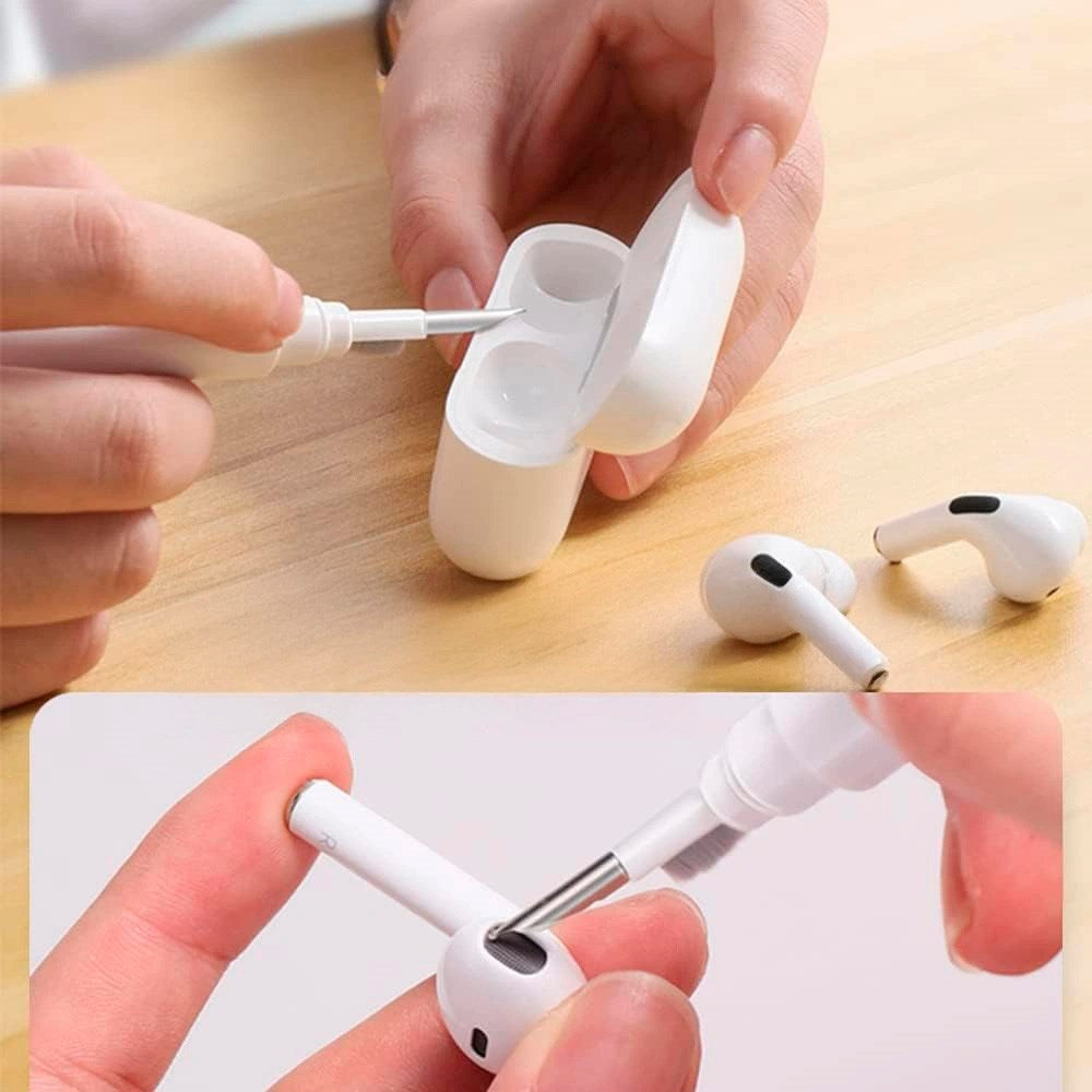 Tech-Protect 3-in-1 Cleaning Kit for Headphones - White
