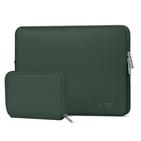 Tech-Protect Neoslim MacBook/Laptop 15-16" Sleeve with Small Bag - Green