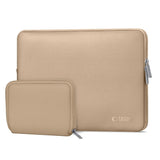 Tech-Protect Neoslim MacBook/Laptop 15-16" Sleeve with Small Bag - Beige