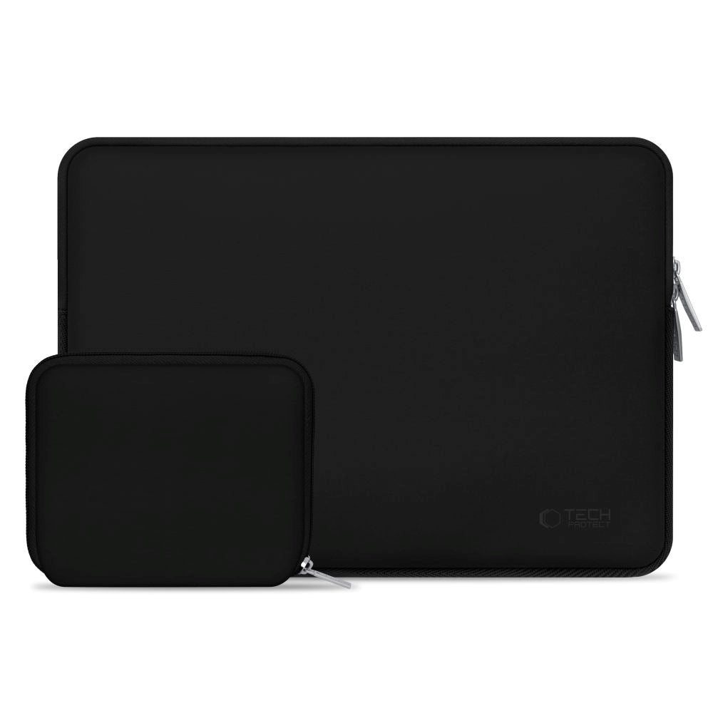 Tech-Protect Neoslim MacBook/Laptop 15-16" Sleeve with Small Bag - Black