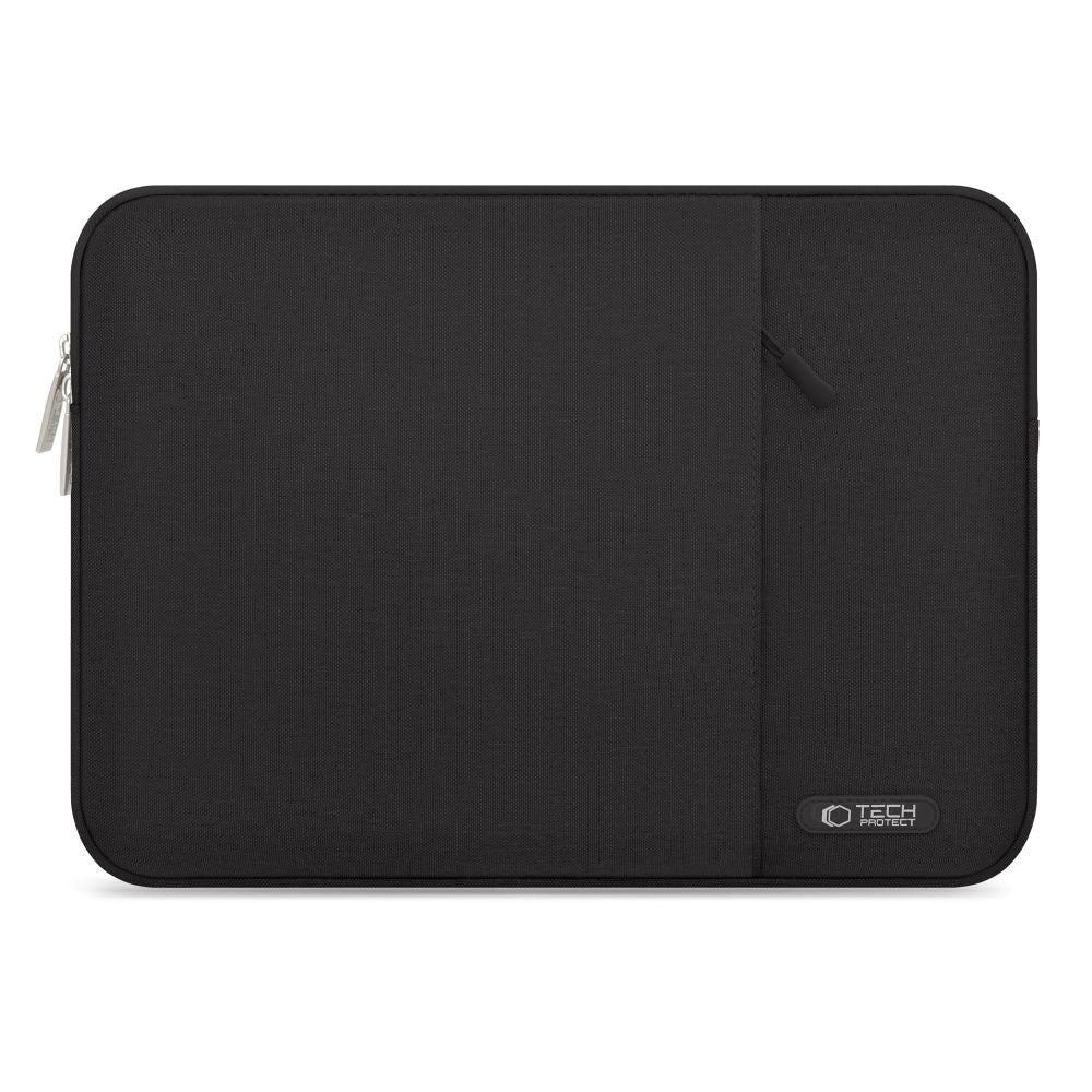 Tech-Protect Sleevy MacBook/Laptop 15-16" Sleeve with Pocket - Black