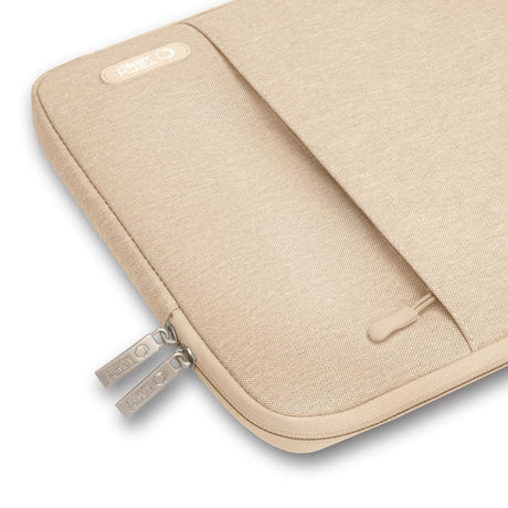 Tech-Protect Sleevy MacBook/Laptop 15-16" Sleeve with Pocket - Beige