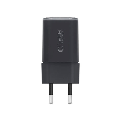 Tech-Protect 33W Wall Charger with 1x USB-A & 1x USB-C - Black