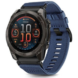 Universal Garmin 26mm QuickFit Classic Nylon Strap - Dark Blue