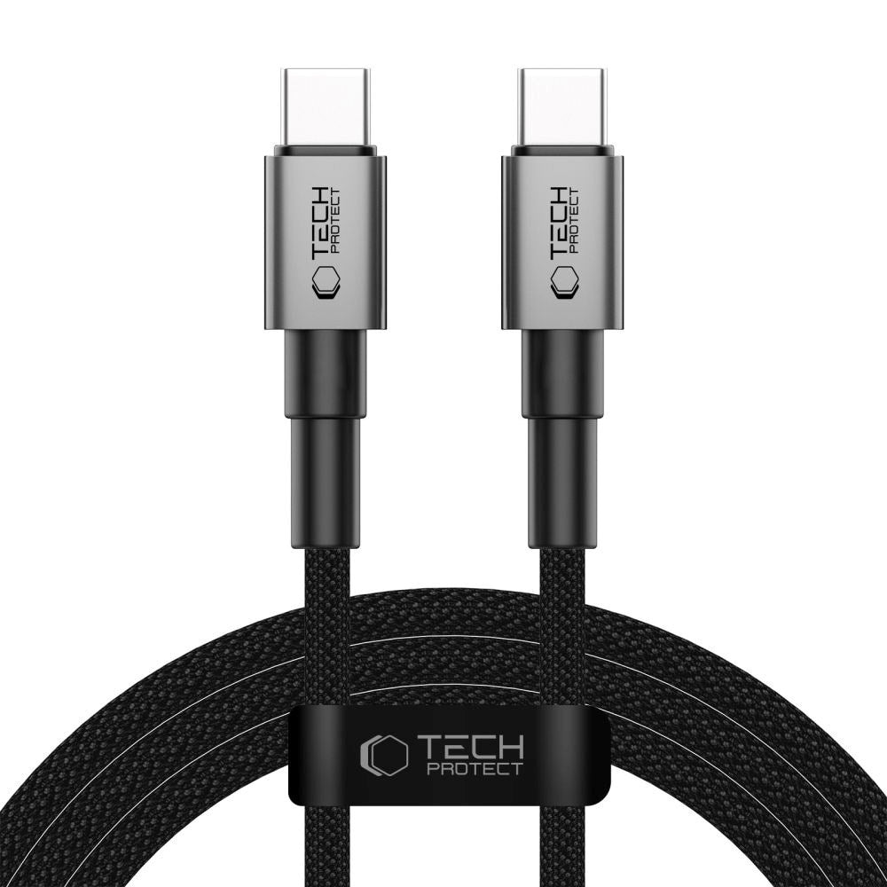 Tech-Protect Ultraboost DNA PD 100W/5A USB-C to USB-C Cable 2m - Black / Dark Grey