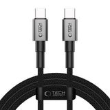 Tech-Protect Ultraboost DNA PD 100W/5A USB-C to USB-C Cable 2m - Black / Dark Grey