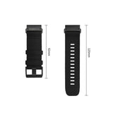 Universal Garmin 22mm QuickFit Tech-Protect Classic Nylon Strap - Black