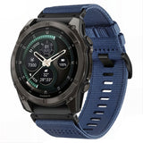 Universal Garmin 26mm QuickFit Tech-Protect Classic Nylon Strap - Blue