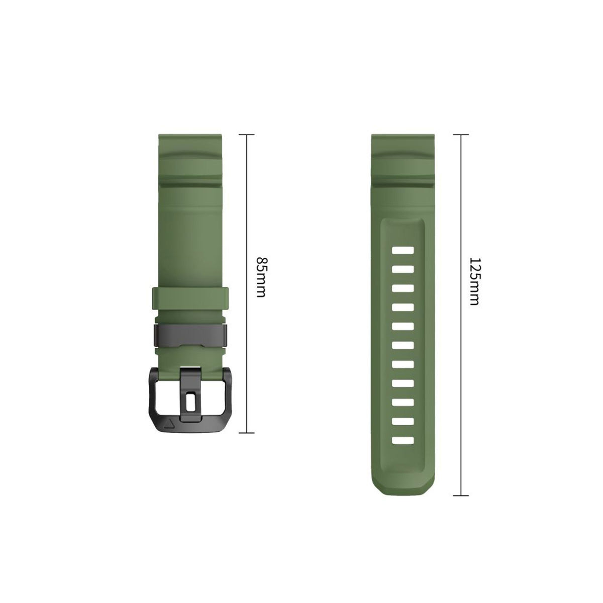 Universal Garmin 22mm QuickFit Tech-Protect Motion Watch Strap - Green