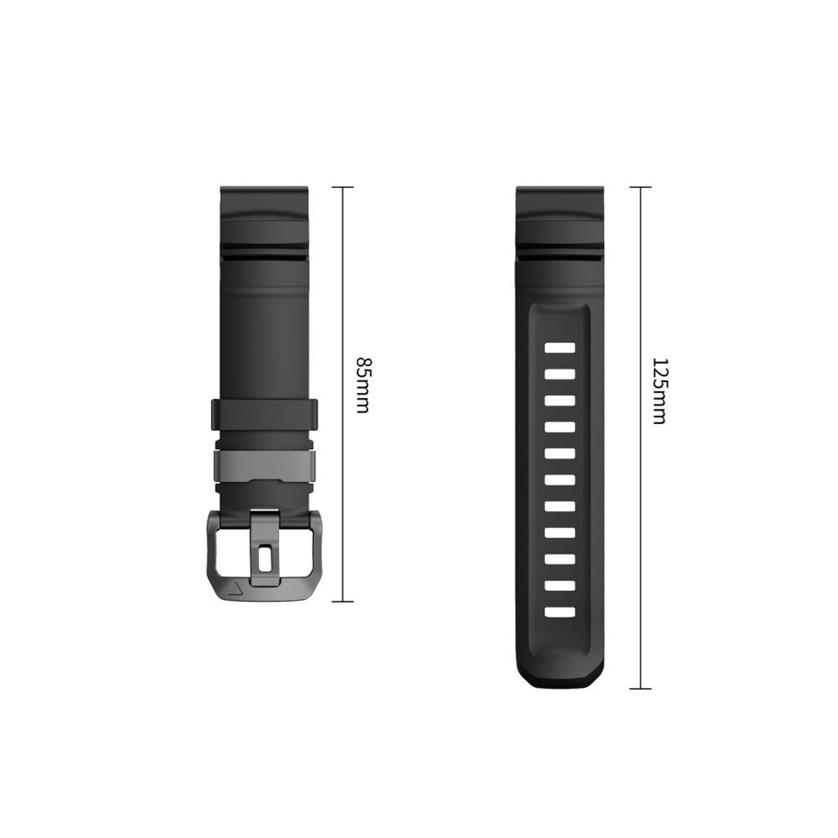 Universal Garmin 26mm QuickFit Tech-Protect Motion Watch Strap - Black
