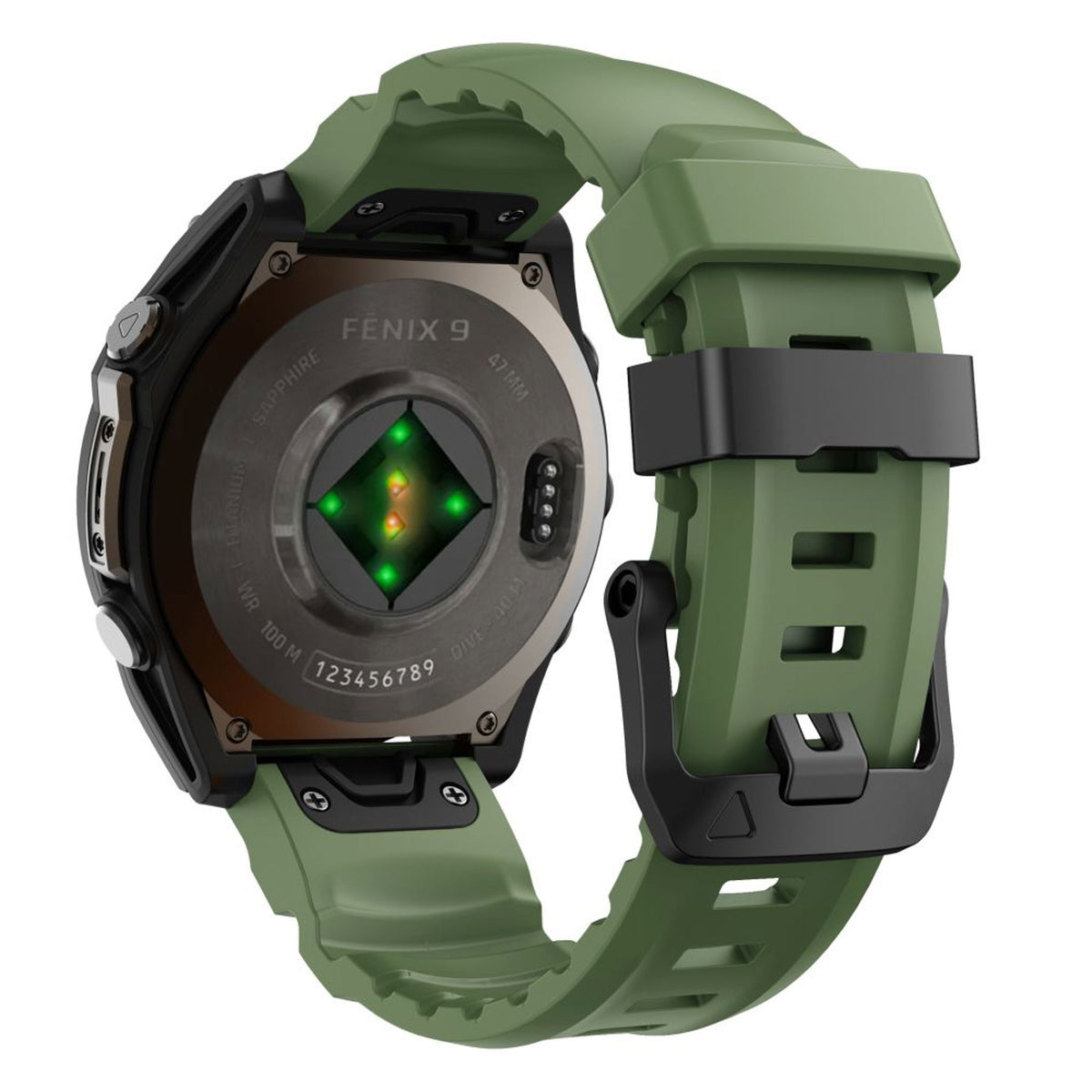 Universal Garmin 26mm QuickFit Tech-Protect Motion Watch Strap - Green