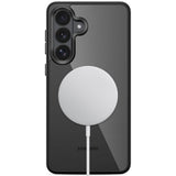 Samsung Galaxy S26 Tech-Protect MagMat Case - MagSafe Compatible - Transparent / Black