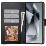 Samsung Galaxy S26+ (Plus) Tech-Protect Flip Case with Wallet - Black