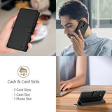 Samsung Galaxy S26+ (Plus) Tech-Protect Flip Case with Wallet - Black