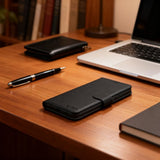 Samsung Galaxy S26 Ultra Tech-Protect Flip Case with Wallet - Black